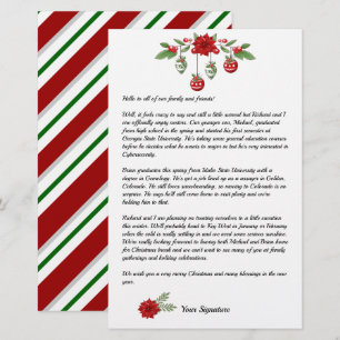 Papelaria Texto de Adicionar Newsletter da Família de Nata