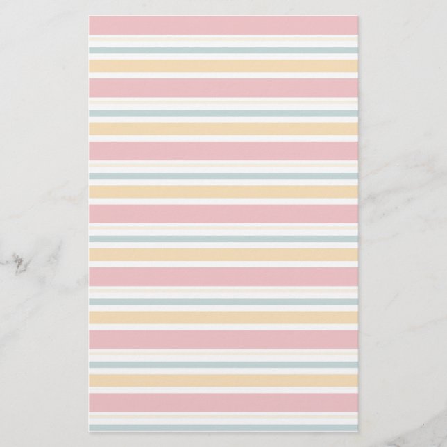 Papelaria Textura cor-de-laranja-rosa (Frente)