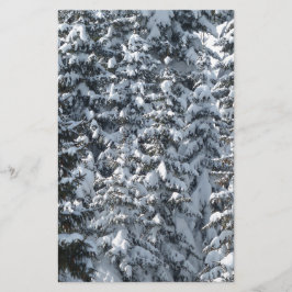 Papelaria Textura de árvore de abertura de neve