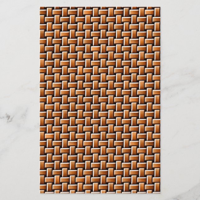Papelaria Textura do Rattan (Frente)