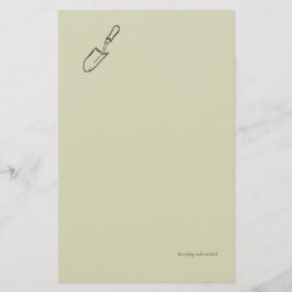 Papelaria The Trowel -Botanists Pause- Minimalist