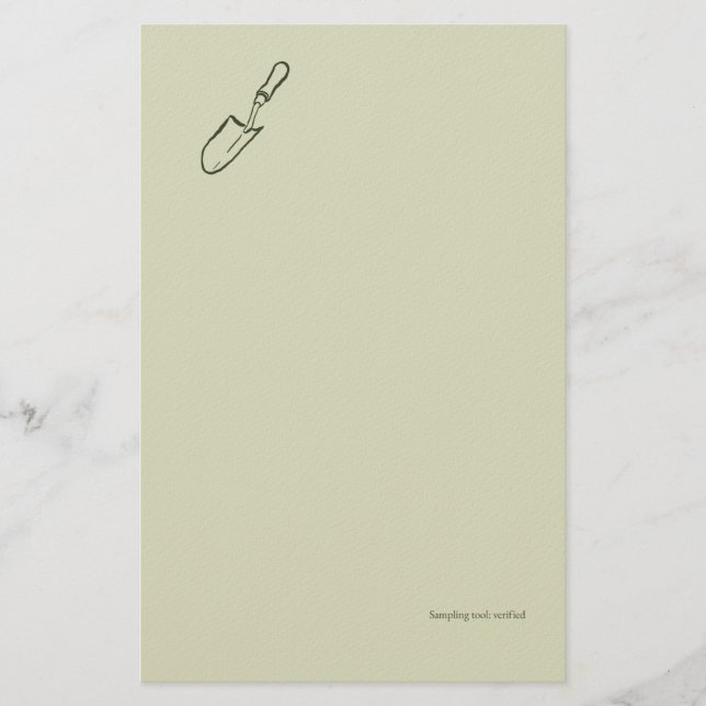 Papelaria The Trowel -Botanists Pause- Minimalist (Frente)