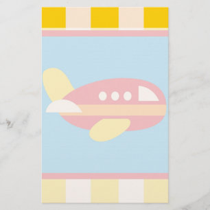 Papelaria Theme Kids De Transporte De Aviões Cute