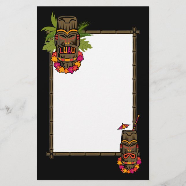 Papelaria Tiki Luau (Frente)