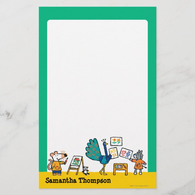 Papelaria Tinta com Maisy! (Frente)