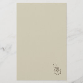 Papelaria Tinteiro Dark Academia – Biblioteca Vintage Minima
