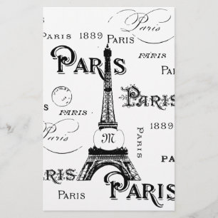 Papelaria Tipografia Calliografia Paris França Torre Eiffel