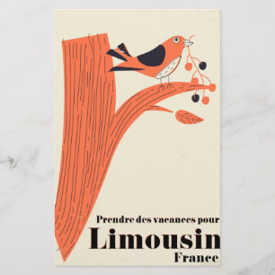 Papelaria Tirar férias para Limousin França .
