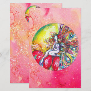Papelaria TITANIA FAIRY FlOWER,Faíscas Douradas amarelas cor