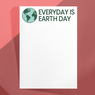 Papelaria Todo Dia é Dia da Terra - Amante da Terra Verde Vi