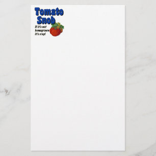 Papelaria Tomato Snob Engraçado Gardener Stationery
