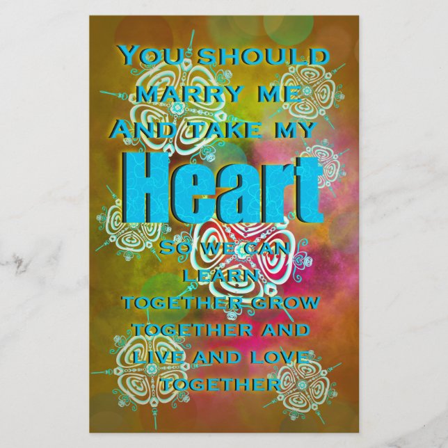 Papelaria Tome meu coração (Frente)