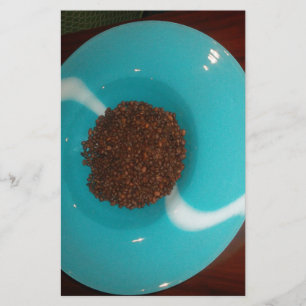 Papelaria Toque do mar: Uma tigela ciana de café