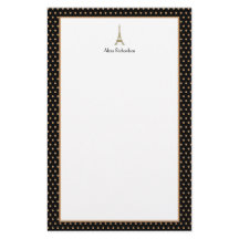 Torre Eiffel Branca, Dourada e Preta