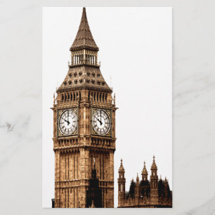 Papelaria Torre Sepia Big Ben