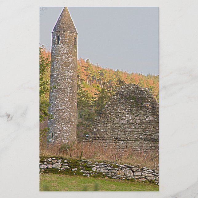 Papelaria Torres Redondas Irlandesas com mais de mil anos (Frente)