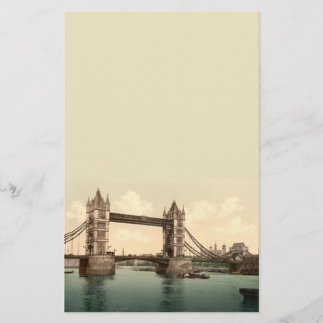 Papelaria Tower Bridge II, Londres, Inglaterra (Frente)