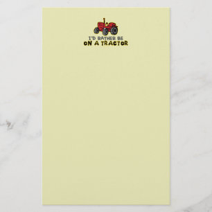 Papelaria Trator engraçado