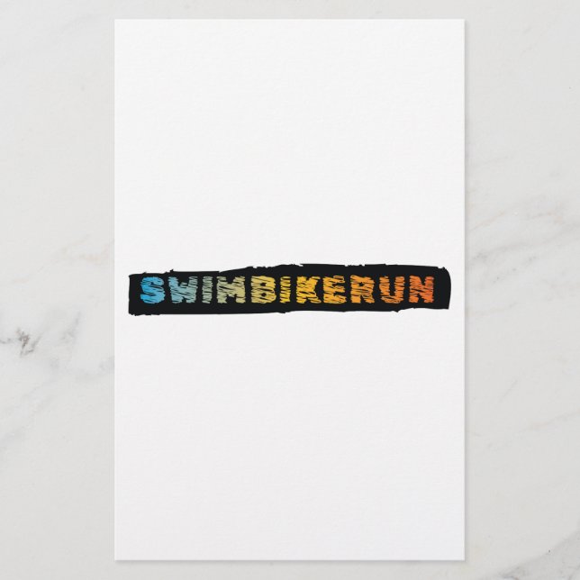 Papelaria Triathlon design (Frente)