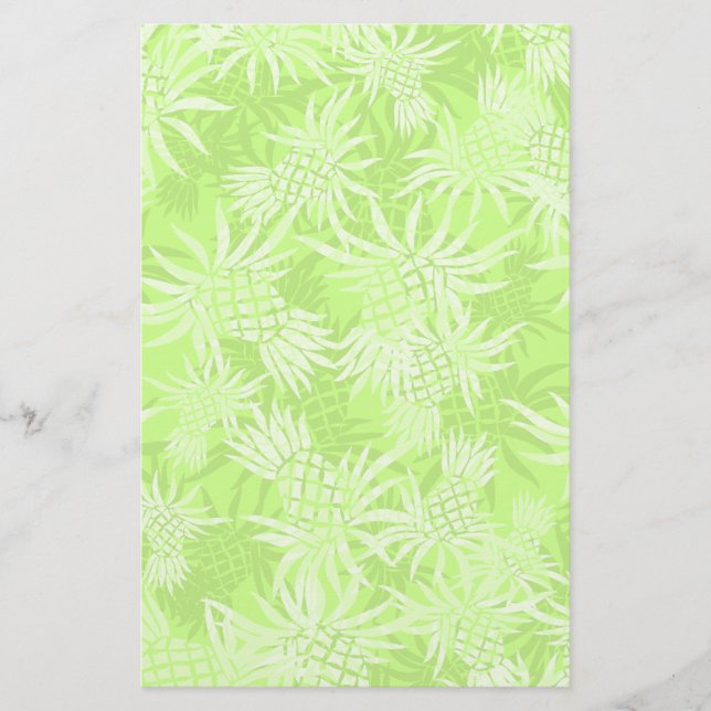 Papelaria Tropical de Pineapple Camo Hawaiian (Frente)