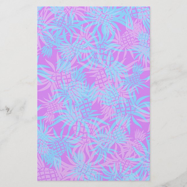 Papelaria Tropical de Pineapple Camo Hawaiian (Frente)