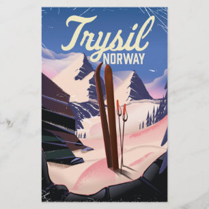 Papelaria Trysil Noruega esqui