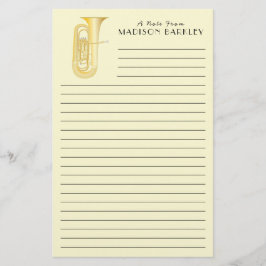 Papelaria Tuba Musical Teacher Stationery