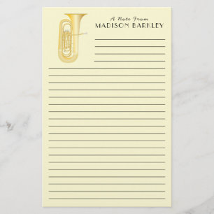 Papelaria Tuba Musical Teacher Stationery