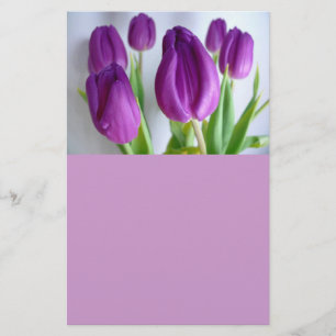 Papelaria Tulipas Roxas