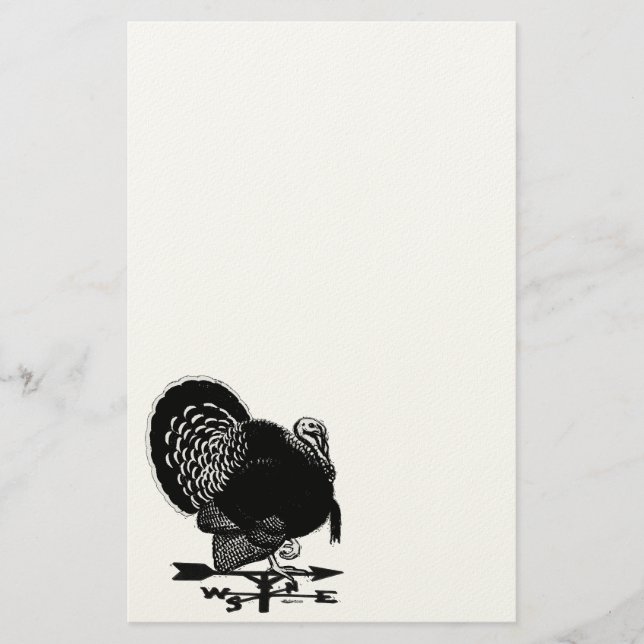 Papelaria Turkey Weathervane (Frente)