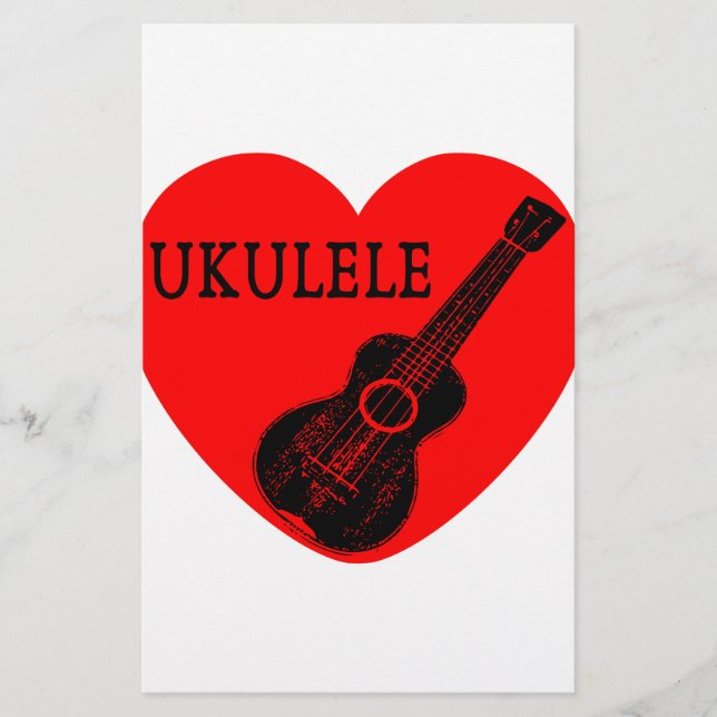 Papelaria Ukulele Love (Frente)