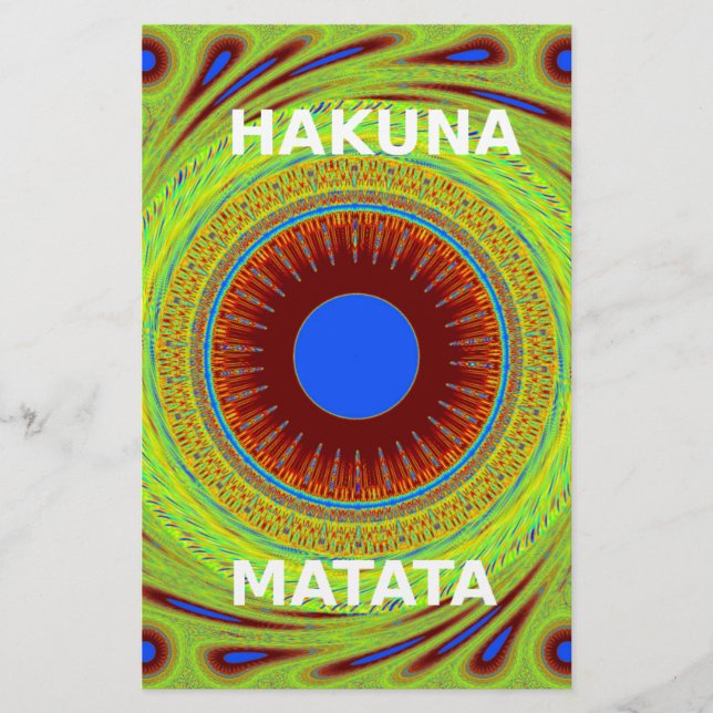 Papelaria Um dia agradável e uma noite melhor (Frente)