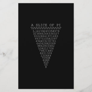 Papelaria Uma fatia lunática de Pi