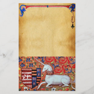 PAPELARIA UNICORN MONOGRAMA, PARCHA FLORAL