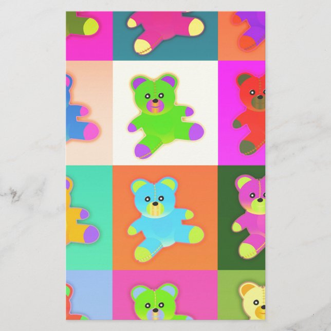 Papelaria ursos peludos (Frente)