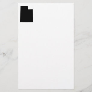 Papelaria Utah em Preto e Branco