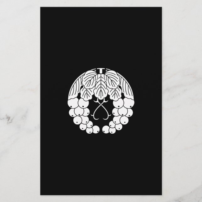 Papelaria Uvas para peneiração (Frente)