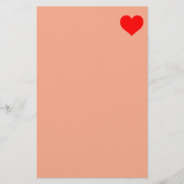 Papelaria Valentine's pink stationery (Frente)