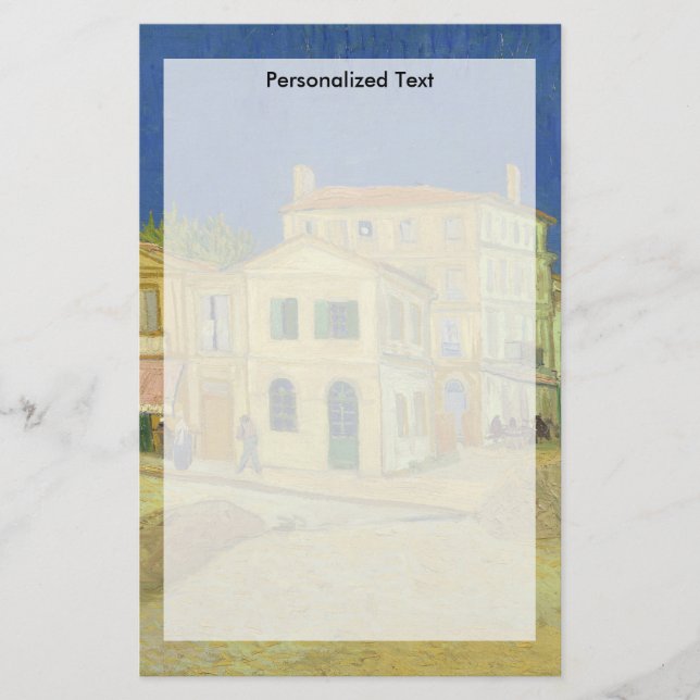 Papelaria Van Gogh | a casa amarela | 1888 (Frente)