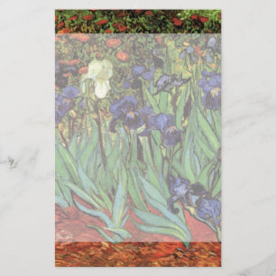 Papelaria Van Gogh Irises, Vintage Garden Fine Art