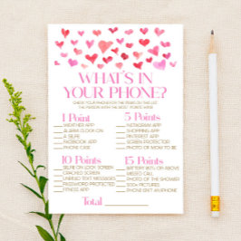 Papelaria Vermelho e Rosa no Jogo do Chá de fraldas do Telef