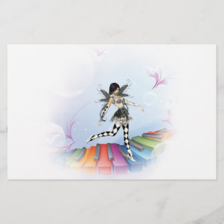 Papelaria Vignette Musical Keyboard Faerie