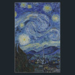 Papelaria Vincent Van Gogh - Noite Estrelada. Pintura<br><div class="desc">Vincent Van Gogh - pintura de Starry Night.
trabalho de arte clássico de um dos pintores mais famosos do mundo.
Lindas cores e espirros!</div>