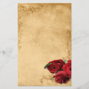 Papelaria Vintage Caramel Brown & Rosa Wedding