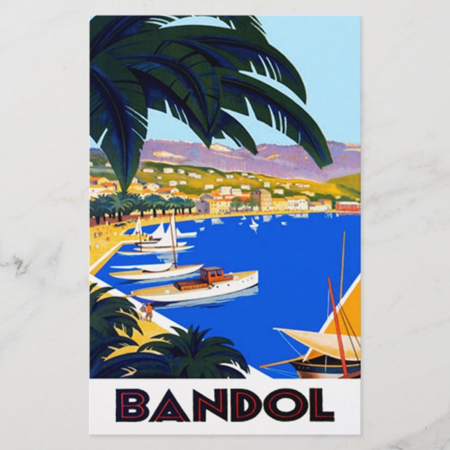 Papelaria Vintage Cote D'Azur Viagem (Frente)