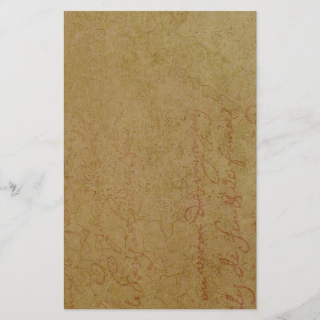 Papelaria Vintage Dourada e Negra (Frente)