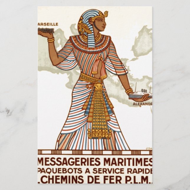 Papelaria Vintage Egypt Viagem (Frente)