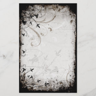 Papelaria Vintage Floral Stationery