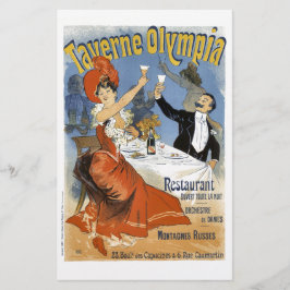 Papelaria Vintage French Advertising Taverne Olympia