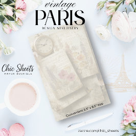 Papelaria Vintage Inspirada no Shabby-Chic de Pari